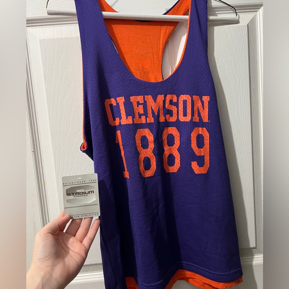 Clemson 1889 Reversible Tank Top